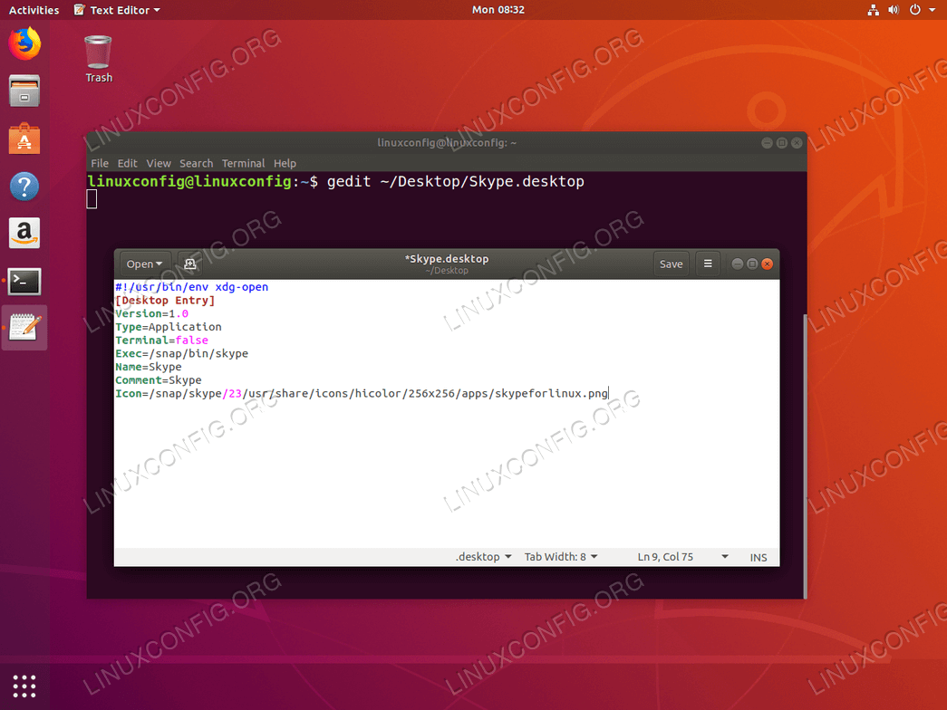 1045x784 How To Create Desktop Shortcut Launcher On Ubuntu Bionic