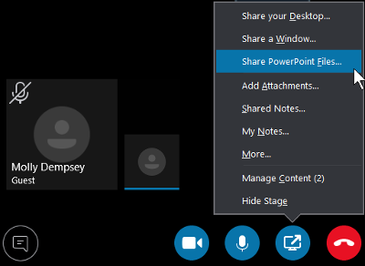400x292 Present Powerpoint Slides In A Skype For Business Meeting