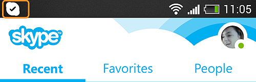 500x160 Skype Icons Meaning Htc One
