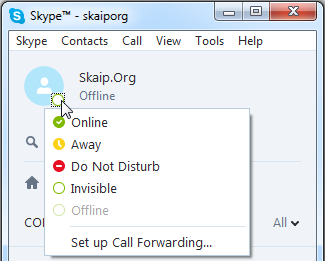 new skype status icons