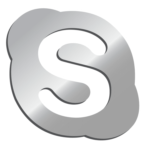 512x512 Skype Silver Icon
