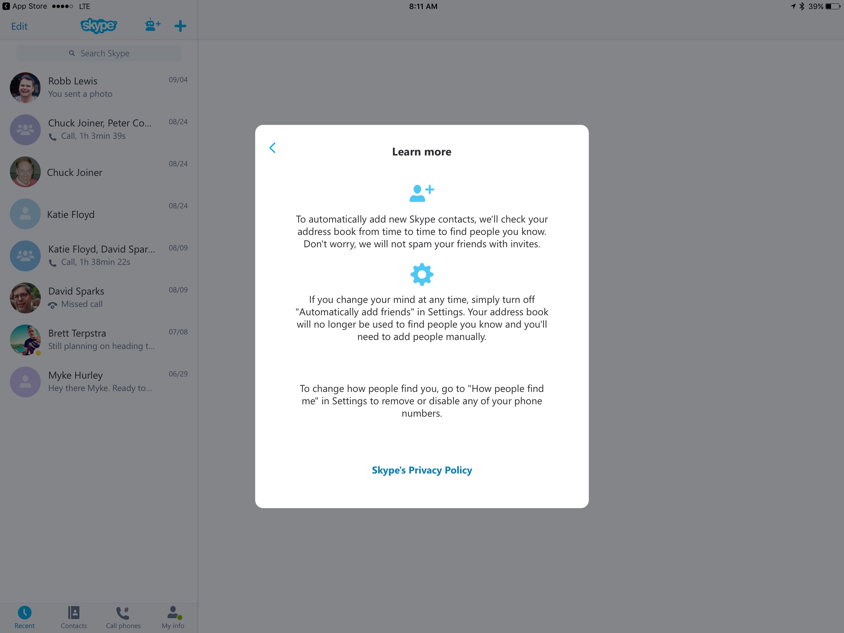 2732x2048 Skype Integrates With Sirikit And Contacts