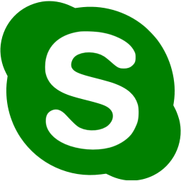 256x256 Green Skype Icon