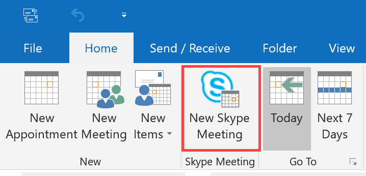 How To Schedule A Skype For Business Meeting With Outlook 718x346 How To Schedule A Skype For Business Meeting With Outlook