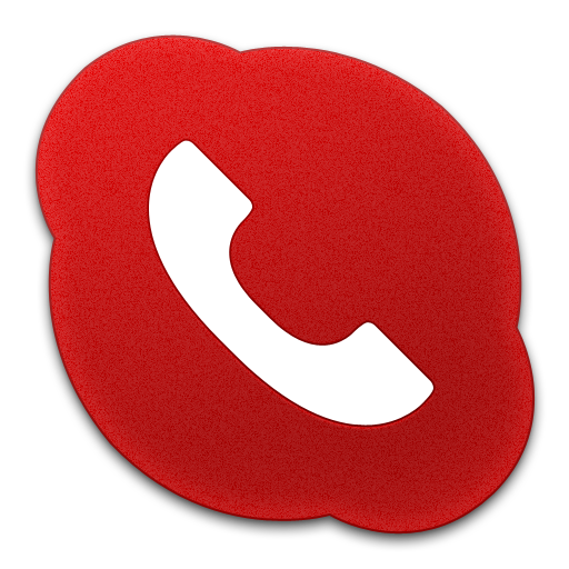 Skype Phone Red Icon 512x512 Skype Phone Red Icon