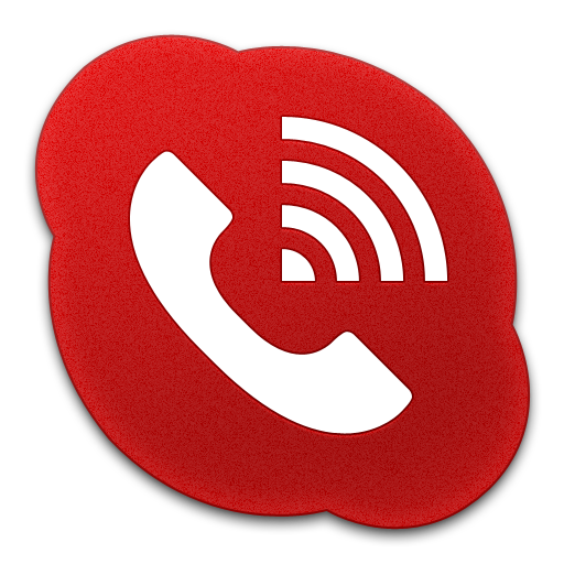 512x512 Skype Phone Alt Red Icon