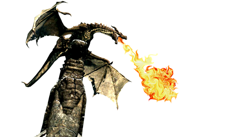 1024x585 Skyrim Dragon Png Images Hd Png Play