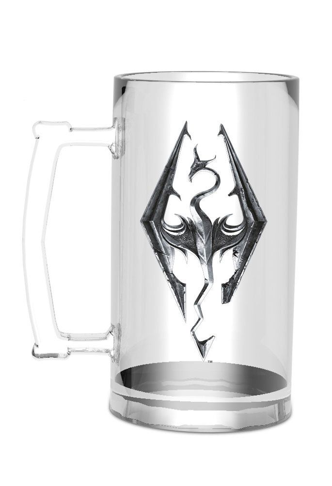 685x1003 The Elder Scrolls V Skyrim Beer Mug Dragon Symbol
