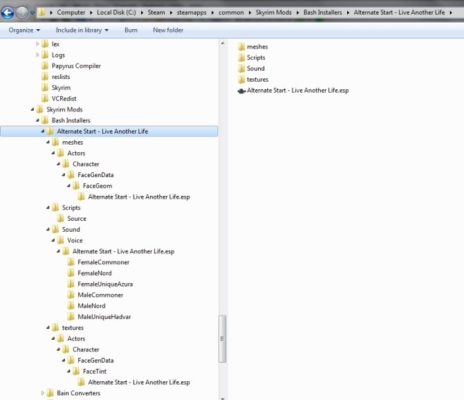 671x578 Skyrim Using Bain And Archive Exe To Package A Skyrim Mod