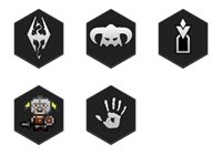Skyrim Honeycomb Icon Icon Set 200x150 Skyrim Honeycomb Icon Icon Set