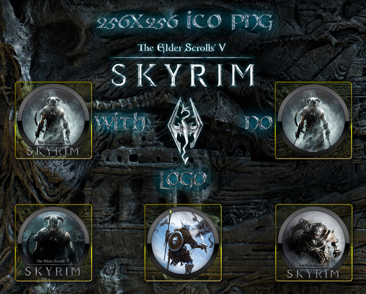 1212x972 Skyrim Icon Pack