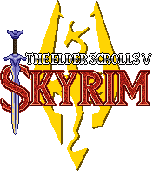 528x588 Skyrim Logo