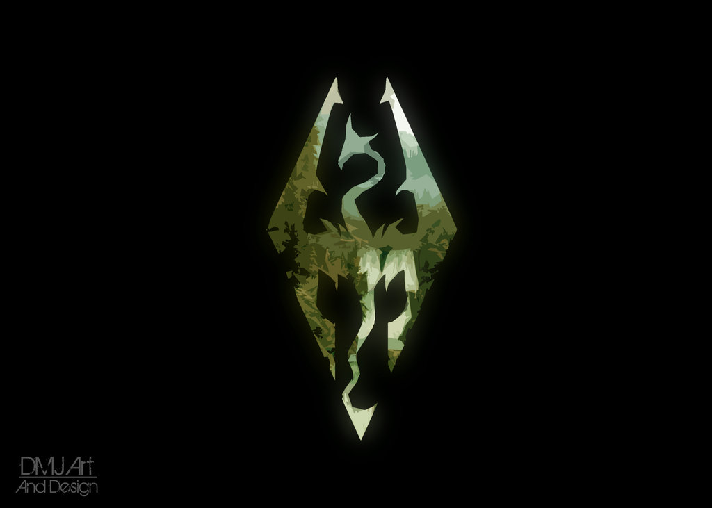 1024x731 Skyrim Logo Wallpaper Gallery