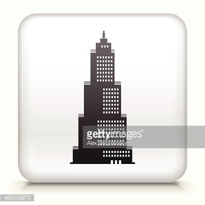 415x415 Royalty Free Vector Icon Button With Skyscraper Icon Premium