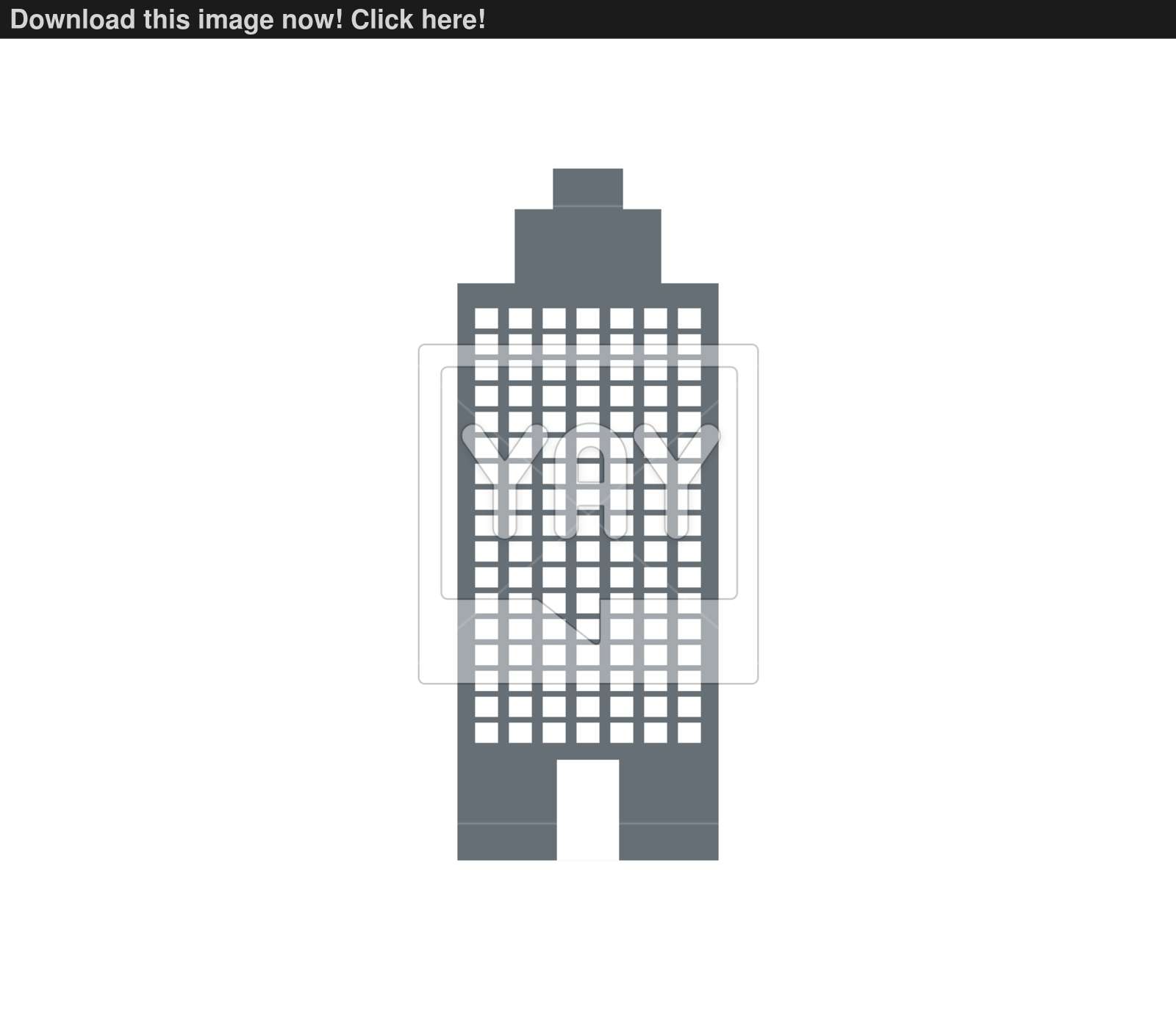1600x1400 Skyscraper Icon Vector