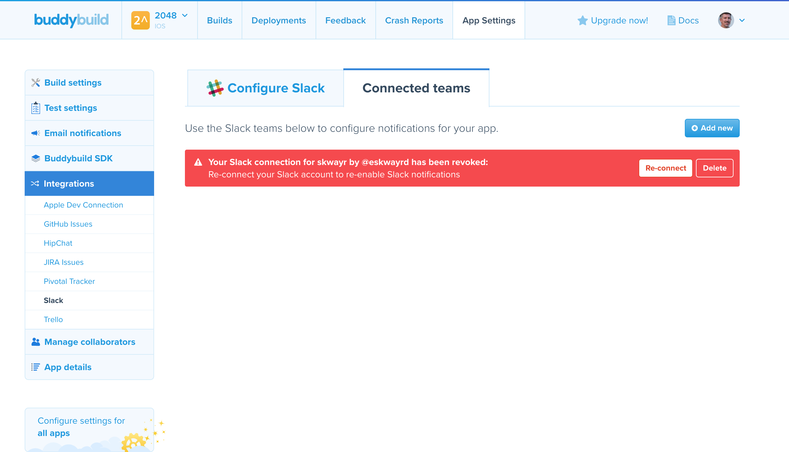 2560x1468 Send Buddybuild Notifications To Slack Channels Buddybuild Docs