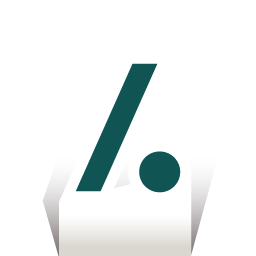 256x256 Slash Dot Icon Papercut Social Iconset Graphicloads