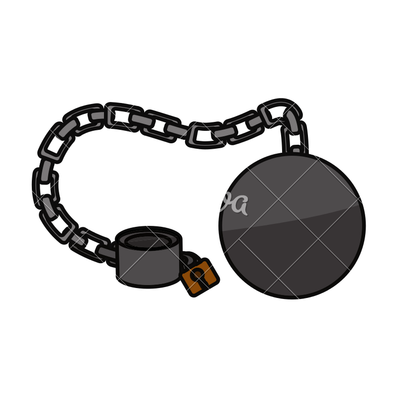 800x800 Slave Ball And Chain