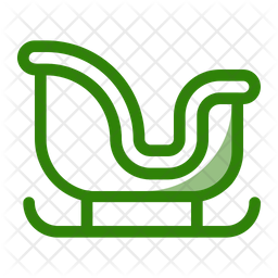 256x256 Sledge Icon Of Colored Outline Style