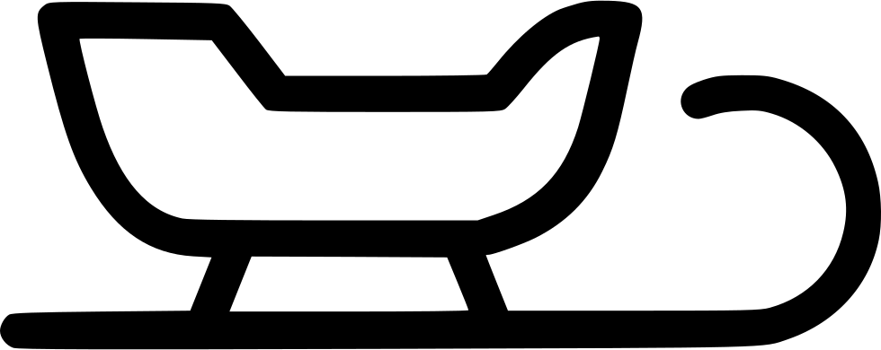 980x390 Sledge Santa Snow Png Icon Free Download