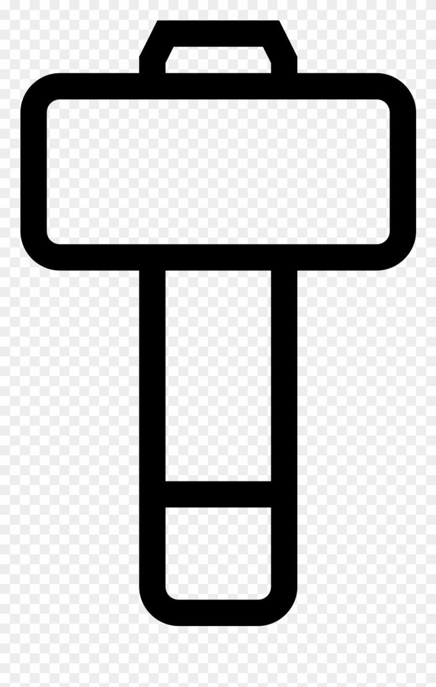880x1388 Sledgehammer Icon Clipart
