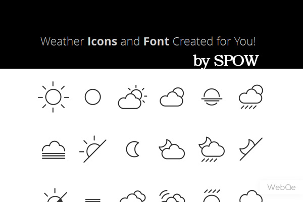 Spow Weather Icon Set Sleek Line Vector Weather Icons Webqe 600x400 Spow Weather Icon Set Sleek Line Vector Weather Icons Webqe