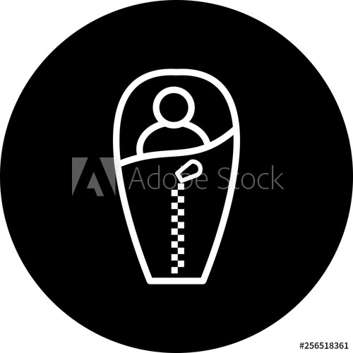 500x500 Illustration Sleeping Bag Icon