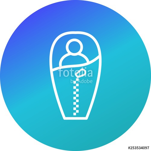 500x500 Illustration Sleeping Bag Icon Stock Photo And Royalty Free