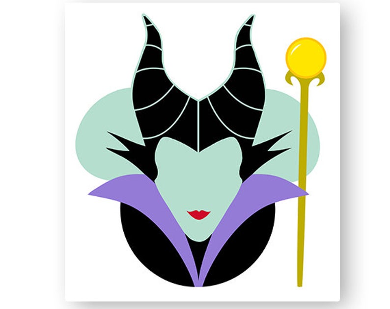 794x630 Disney Maleficent Sleeping Beauty Minnie Head Icon Mickey Etsy