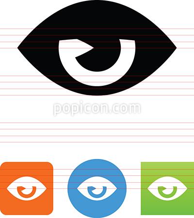 400x450 Sleepy Eye Icon