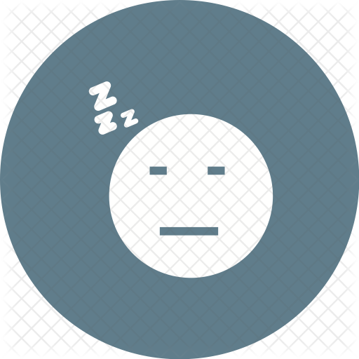 512x512 Sleepy Icon Of Glyph Style