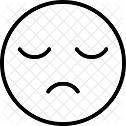 256x256 Sleepy Icon Of Line Style