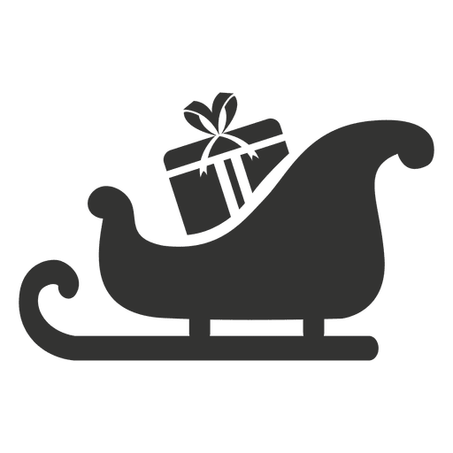 512x512 Gift On Sleigh Icon