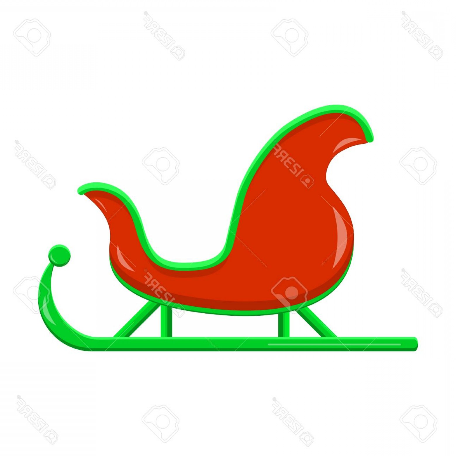 1560x1560 Photostock Vector Santas Sledge Icon Graphic Symbol Design Santa