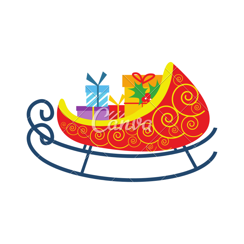 800x800 Christmas Sleigh Icon