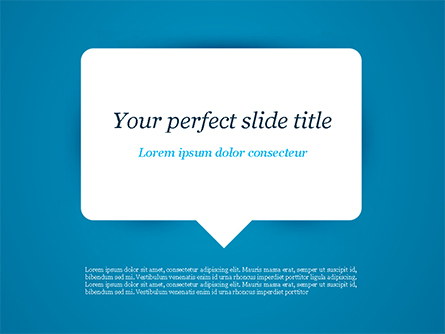 445x334 Message Icon Powerpoint Template, Backgrounds