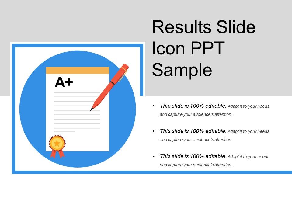 960x720 Results Slide Icon Ppt Sample Powerpoint Presentation Pictures