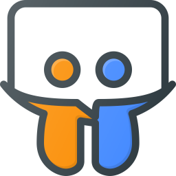 256x256 Slideshare Logo Icon Of Colored Outline Style