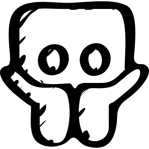 512x512 Slideshare Sketched Logo Outline Icons Free Download