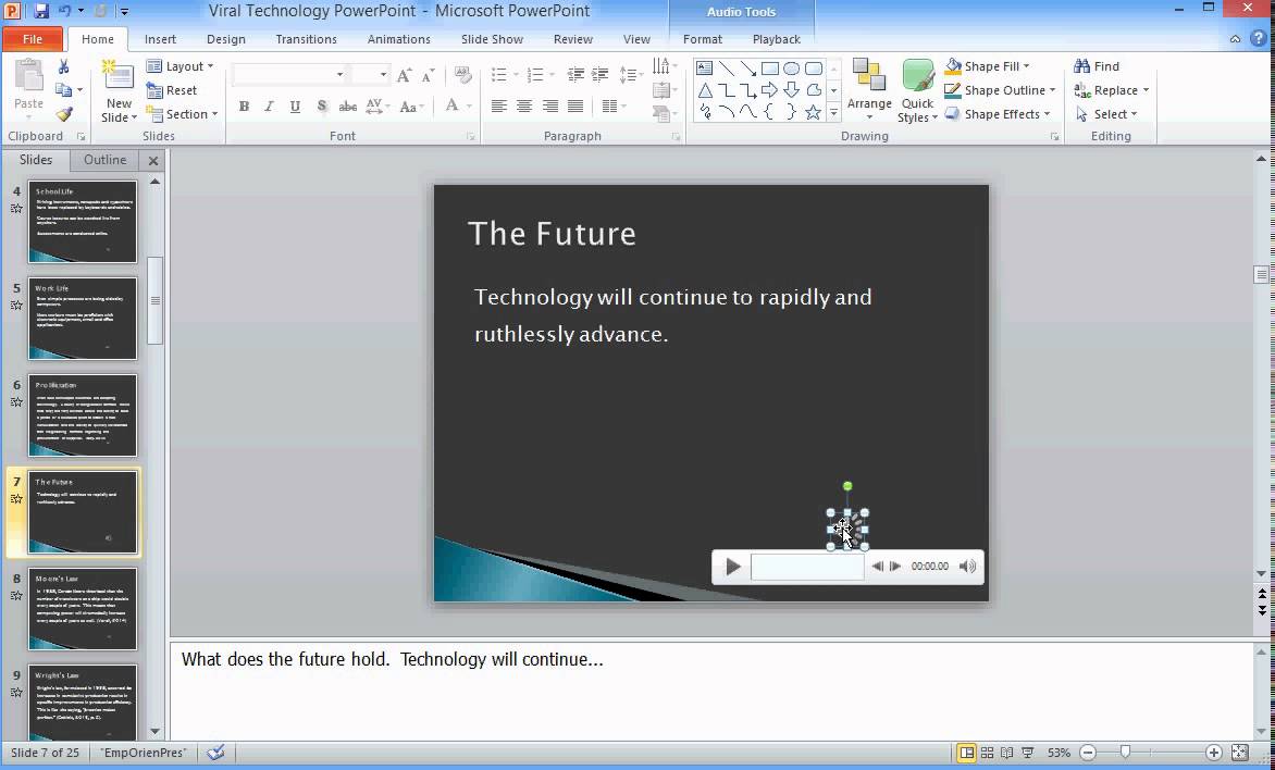 1172x708 Hide Speaker Icon In Powerpoint Presentations