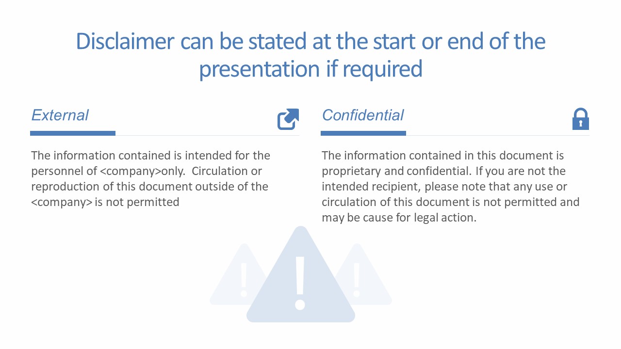 1280x720 Disclaimer Powerpoint Templates Slides