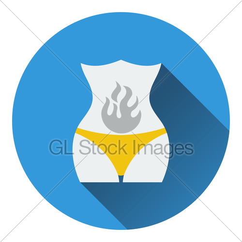 500x500 Icon Of Slim Waist Gl Stock Images