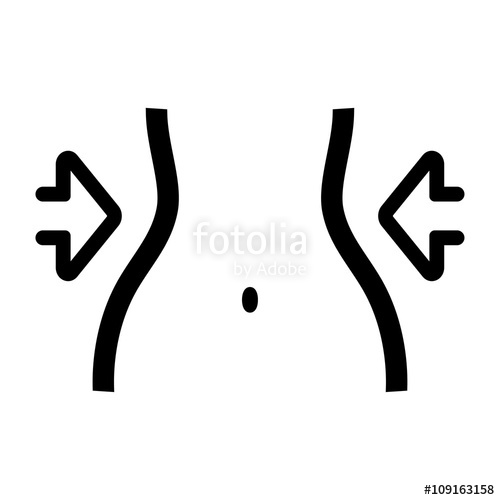 500x500 Slim Body Diet Icon Stock Image And Royalty Free Vector