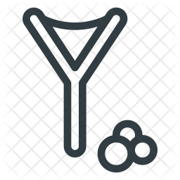 256x256 Slingshot Icon Of Line Style