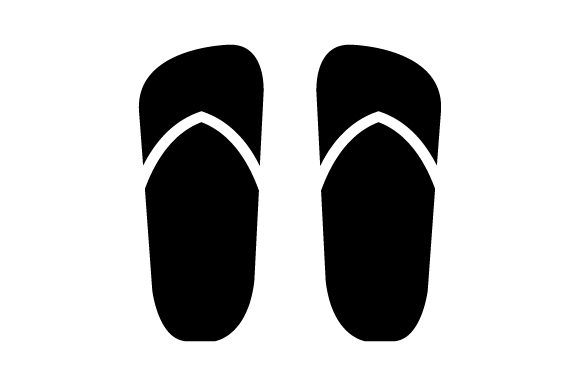 580x386 Slippers Icon Graphic