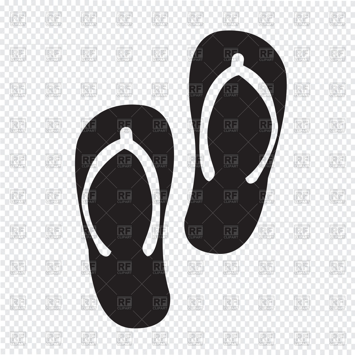 1200x1200 Slippers Icon Vector Image Of Signs, Symbols, Maps Tumdee
