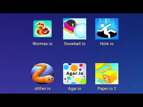 480x360 Wormax Io, Snowball Io, Hole Io, Slither Io, Agar Io, Paper Io