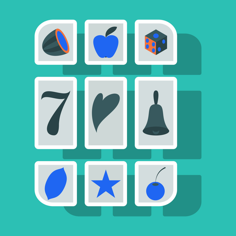 1000x1000 Slot Machine Icon Isolated On Background Sticker Vector