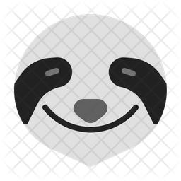 256x256 Sloth Icon Of Flat Style