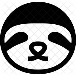 256x256 Sloth Icon Of Line Style